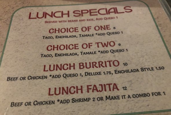 Menu photo 1 Iron Cactus Calhoun, LA