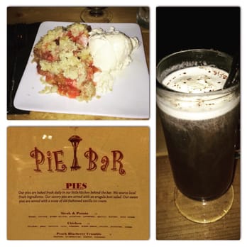 Pie Bar - Strawberry Rhubard Crumble with a Nutty Mariner! - Cocktail Bars Near Me - Seattle, Washington Pie Bar - Strawberry Rhubard Crumble with a Nutty Mariner! - Cocktail Bars Near Me - Seattle, Washington