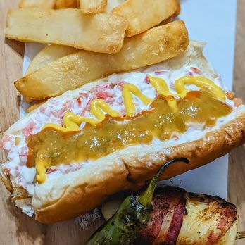 Dogos Obson - a hot dog and french fries - Food Trucks Near Me - Astoria, Oregon Dogos Obson - a hot dog and french fries - Food Trucks Near Me - Astoria, Oregon