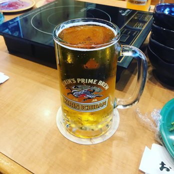 Nabeya Maido - Kirin ichiban in a classic Kirin mug! - Japanese Near Me - Honolulu, Hawaii