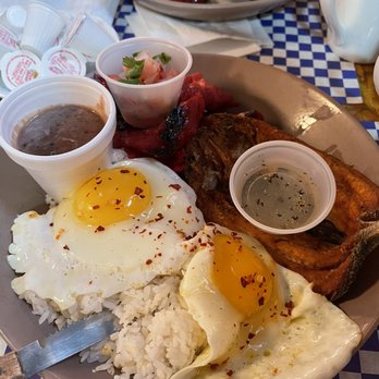 Uncle Mike's Place - Tocino and Bangus Combo - Breakfast & Brunch Near Me - Chicago, Illinois