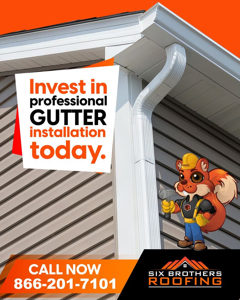 Slide of Six Brothers Roofing