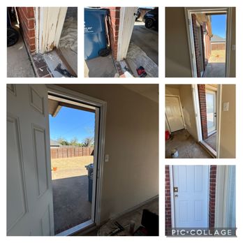 Good Fellas Home Services - Repaired door frame prime, painted and weatherproof - Garage Door Services Near Me - Royse City, Texas Good Fellas Home Services - Repaired door frame prime, painted and weatherproof - Garage Door Services Near Me - Royse City, Texas