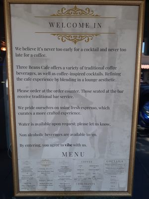 Menu photo 1 Three Beans Cafe Scottsdale, AZ Menu photo 1 Three Beans Cafe Scottsdale, AZ
