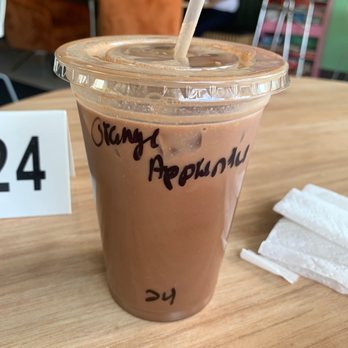 Zazzy Cafe - Chocolate orange apprentice iced coffee. - Coffee & Tea Near Me - Fort Morgan, Colorado