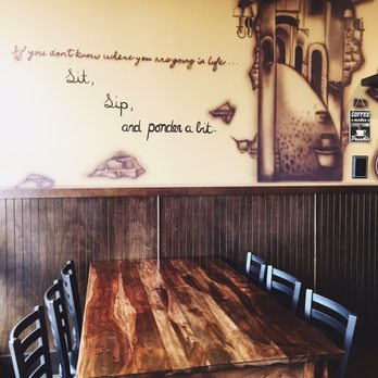 Coastal Coffee - They have two large tables like this. - Coffee & Tea Near Me - Langley, British Columbia