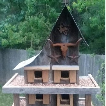 Burt's Birdhouses - Longhorn Birdhouse - Arts & Crafts Near Me - Carmine, Texas Burt's Birdhouses - Longhorn Birdhouse - Arts & Crafts Near Me - Carmine, Texas