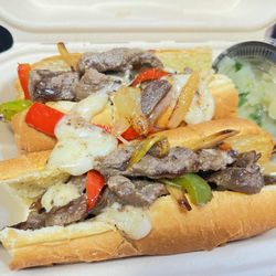 Gourmet Island Bistro - Philly Steak and Cheese Sandwich