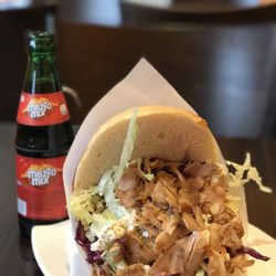 Sonnenimbiss & Café - Dönermann - Döner mit Käse und 0,2l Getränk für 5,85€