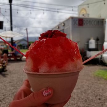 Wailua Shave Ice - Pineapple strawberry!!!! Mmmm - Shaved Ice Near Me - Kapaa, Hawaii Wailua Shave Ice - Pineapple strawberry!!!! Mmmm - Shaved Ice Near Me - Kapaa, Hawaii