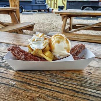 Churro Co - Texas Comfort with added ice cream scoop - Desserts Near Me - Austin, Texas Churro Co - Texas Comfort with added ice cream scoop - Desserts Near Me - Austin, Texas