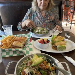 Sauganash Grill - We split the amazing southwest salad, steak jibarito and Cuban sandwich. Excellent friendly service