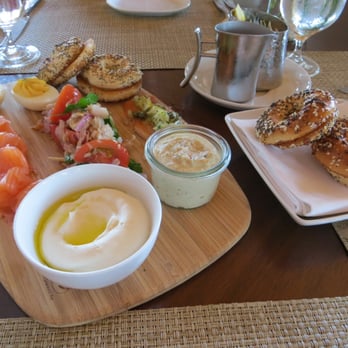 mar'sel - Brunch: Half Smoked Fish Board with 2 extra bagels.. Fun to eat and delicious! - New American Near Me - Rancho Palos Verdes, California