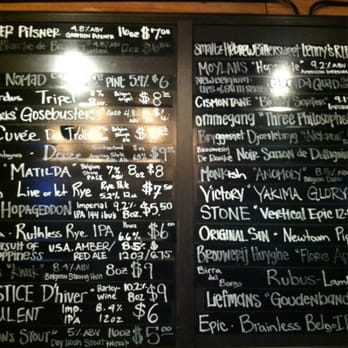Congregation Brewery & Cocina - Pick your beer from the list posted on the wall! - Pubs Near Me - Pasadena, California