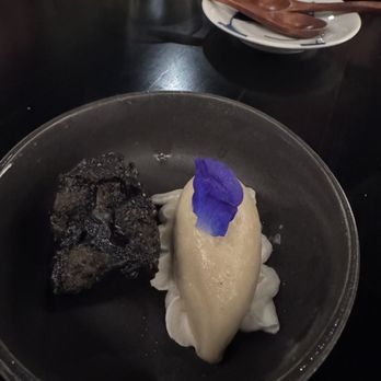 Sushi Saint Winter Park - Black sesame mochi cake and ice cream - Japanese Near Me - Winter Park, Florida Sushi Saint Winter Park - Black sesame mochi cake and ice cream - Japanese Near Me - Winter Park, Florida