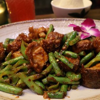Lan Larb Chiang Mai - Pad Prik Khing with Crispy Pork - Thai Near Me - New York, New York