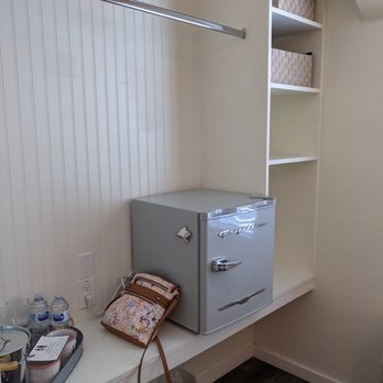 Stables Inn - Closet and Fridge area - Hotels Near Me - Paso Robles, California Stables Inn - Closet and Fridge area - Hotels Near Me - Paso Robles, California