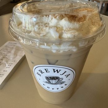 Brewja Coffee - Coquito ice coffee with coconut - Coffee & Tea Near Me - San Lorenzo, California