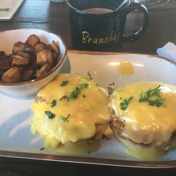 Brunches - Crab Eggs Benedict - I had to order extra Hollandaise Sauce! - Breakfast & Brunch Near Me - Wilmington, North Carolina Brunches - Crab Eggs Benedict - I had to order extra Hollandaise Sauce! - Breakfast & Brunch Near Me - Wilmington, North Carolina