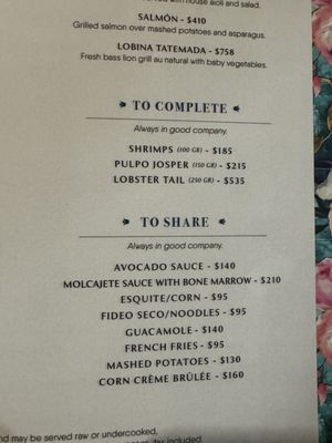 Menu photo 8 Lorenza Tijuana, BCN