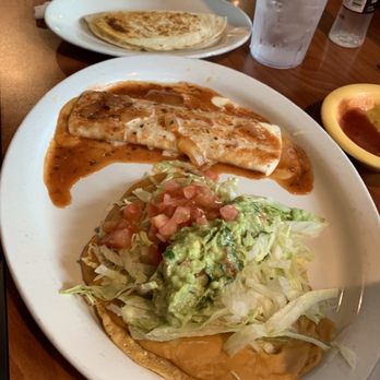 Taco Riendo - Vegetarian C - Chalupa, Bean burrito and cheese  quesadilla - Mexican Near Me - Seneca, South Carolina