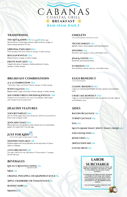 Menu photo 5 Cabanas Coastal Grill Clearwater, FL Menu photo 5 Cabanas Coastal Grill Clearwater, FL