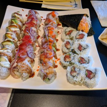 Shogun Sushi - Micron, Cherry Blossom, Pacific and Spicy Ahi. Micron is the winner tonight. - Sushi Bars Near Me - Boise, Idaho Shogun Sushi - Micron, Cherry Blossom, Pacific and Spicy Ahi. Micron is the winner tonight. - Sushi Bars Near Me - Boise, Idaho