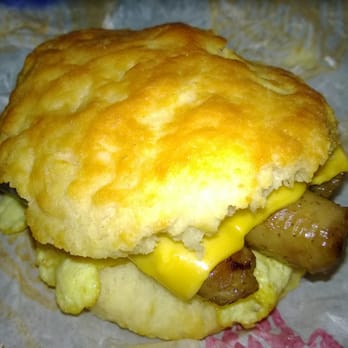 Carl's Jr - Maple Sausage Biscuit - Burgers Near Me - San Diego, California
