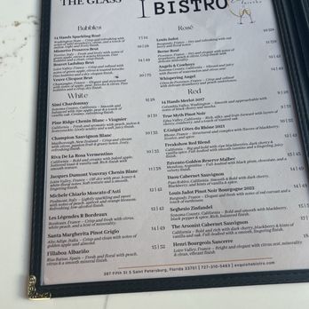 Exquisite Bistro - Menu - Wine Bars Near Me - St. Petersburg, Florida Exquisite Bistro - Menu - Wine Bars Near Me - St. Petersburg, Florida