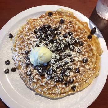 Eggs 'n Things Saratoga - Chocolate waffle tastes better than it looks. - Breakfast & Brunch Near Me - Honolulu, Hawaii