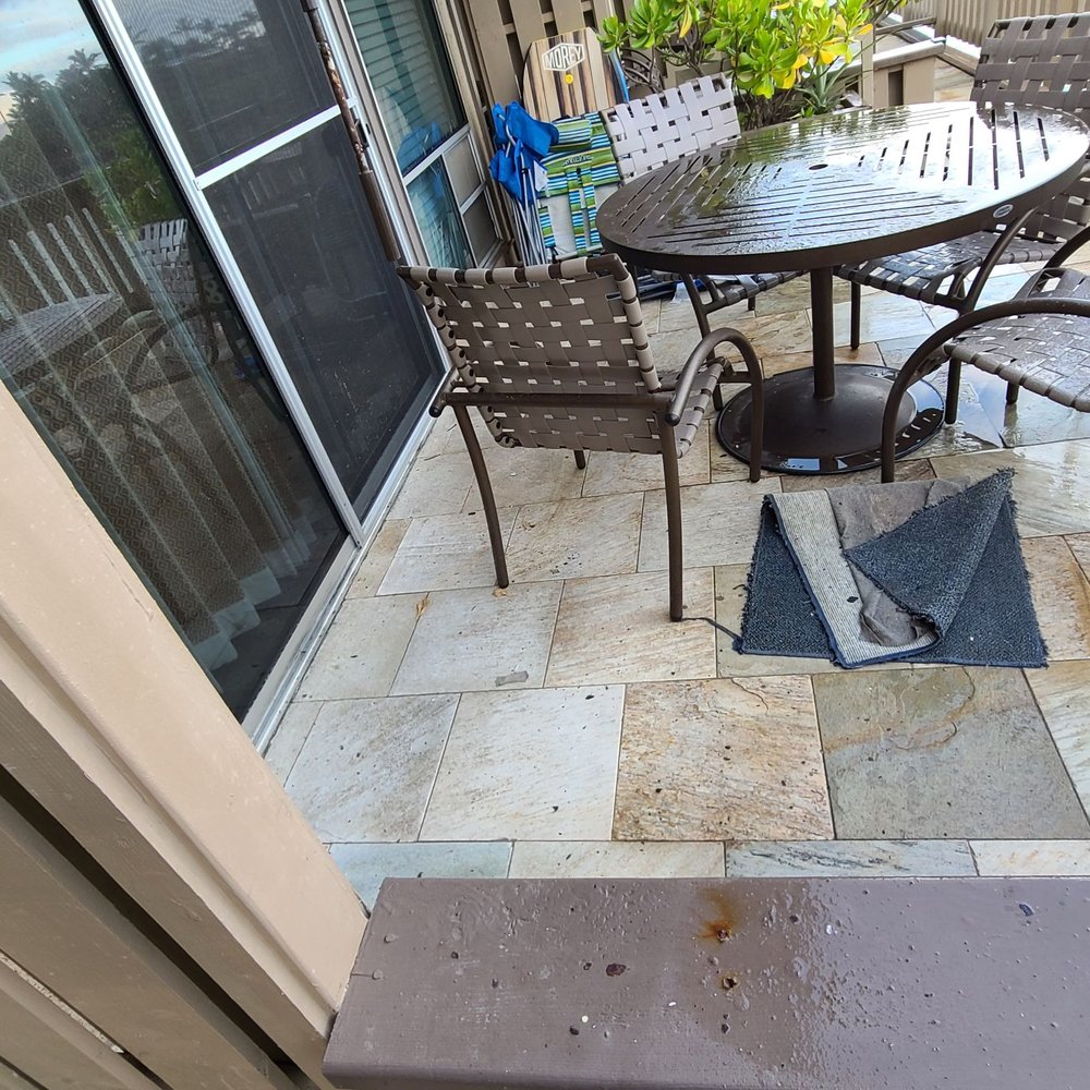 Kahana Sunset - Debris left after power washing - Hotels Near Me - Lahaina, Hawaii Kahana Sunset - Debris left after power washing - Hotels Near Me - Lahaina, Hawaii