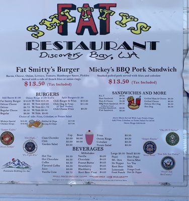 Menu photo 4 Fat Smitty's Port Townsend, WA Menu photo 4 Fat Smitty's Port Townsend, WA
