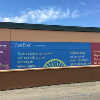 Midtown Poetry Wall - Public Art Near Me - Palo Alto, California Midtown Poetry Wall - Public Art Near Me - Palo Alto, California