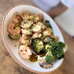 Calico Fish House - Garlic Shrimp with vegetables