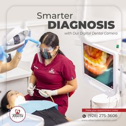 Alberta Dental - High-definition images reveal details the eye can't see!
 Our digital dental camera shows real-time images.
