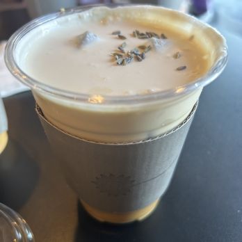 Project Bloom Coffee - Bloom signature latte with lavender and butterscotch - Coffee & Tea Near Me - Los Angeles, California