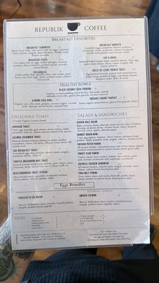 Menu photo 7 Republik Coffee Pasadena, CA Menu photo 7 Republik Coffee Pasadena, CA