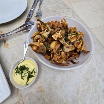 RH Rooftop Restaurant at RH Palo Alto - Crispy artichokes - Breakfast & Brunch Near Me - Palo Alto, California RH Rooftop Restaurant at RH Palo Alto - Crispy artichokes - Breakfast & Brunch Near Me - Palo Alto, California