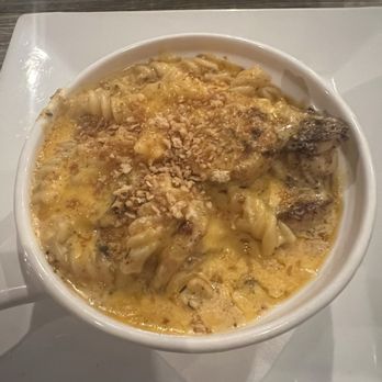 LouReda's an American Table - Mac and cheese with blackened shrimp - American Near Me - Rocky Mount, North Carolina LouReda's an American Table - Mac and cheese with blackened shrimp - American Near Me - Rocky Mount, North Carolina