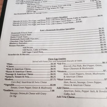 Kate's Kitchen - Menu page 3 - Breakfast & Brunch Near Me - Flat Rock, Michigan