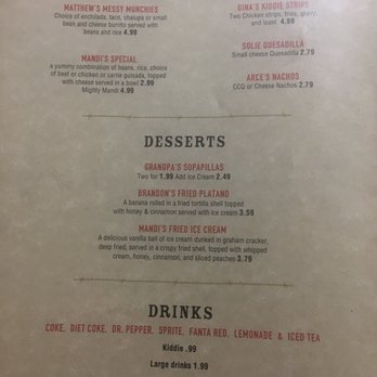 Nopalitos - a menu for the little wildcats - Mexican Near Me - Littlefield, Texas Nopalitos - a menu for the little wildcats - Mexican Near Me - Littlefield, Texas