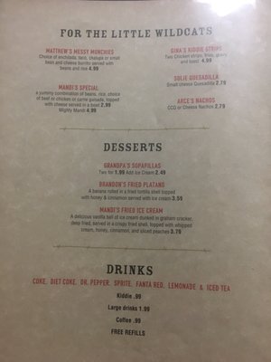 Menu photo 3 Nopalitos Littlefield, TX