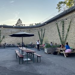 Outdoor court yard (the old prison yard)