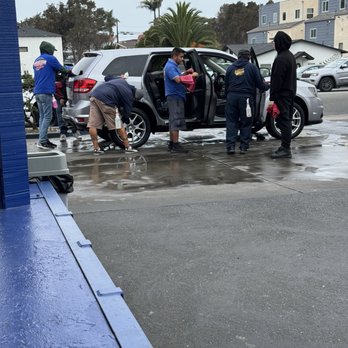 Crystal Clean Car Wash - Half a dozen workers fast and nice - Car Wash Near Me - Imperial Beach, California