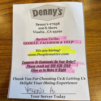Denny's - Diners Near Me - Visalia, California Denny's - Diners Near Me - Visalia, California