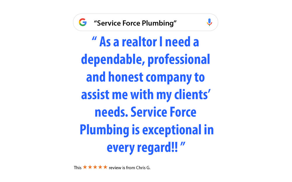 Slide of Service Force Plumbing