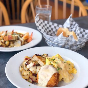 Chinook's - Dungeness Crab Cake Bowl | crab cake, potatoes, eggs your own way, and a slice of sourdough - Seafood Near Me - Seattle, Washington Chinook's - Dungeness Crab Cake Bowl | crab cake, potatoes, eggs your own way, and a slice of sourdough - Seafood Near Me - Seattle, Washington