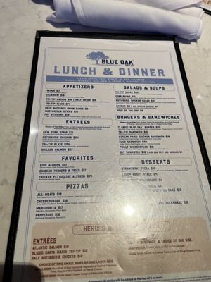 Menu photo 1 Blue Oak Grille Friant, CA Menu photo 1 Blue Oak Grille Friant, CA