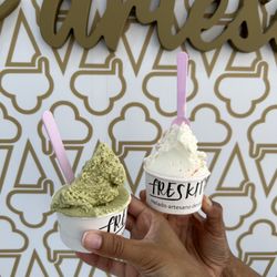 Heladería Freskitto - Pistachio, yogurt