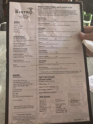 Menu photo 1 The Bistro Brooksville, FL Menu photo 1 The Bistro Brooksville, FL